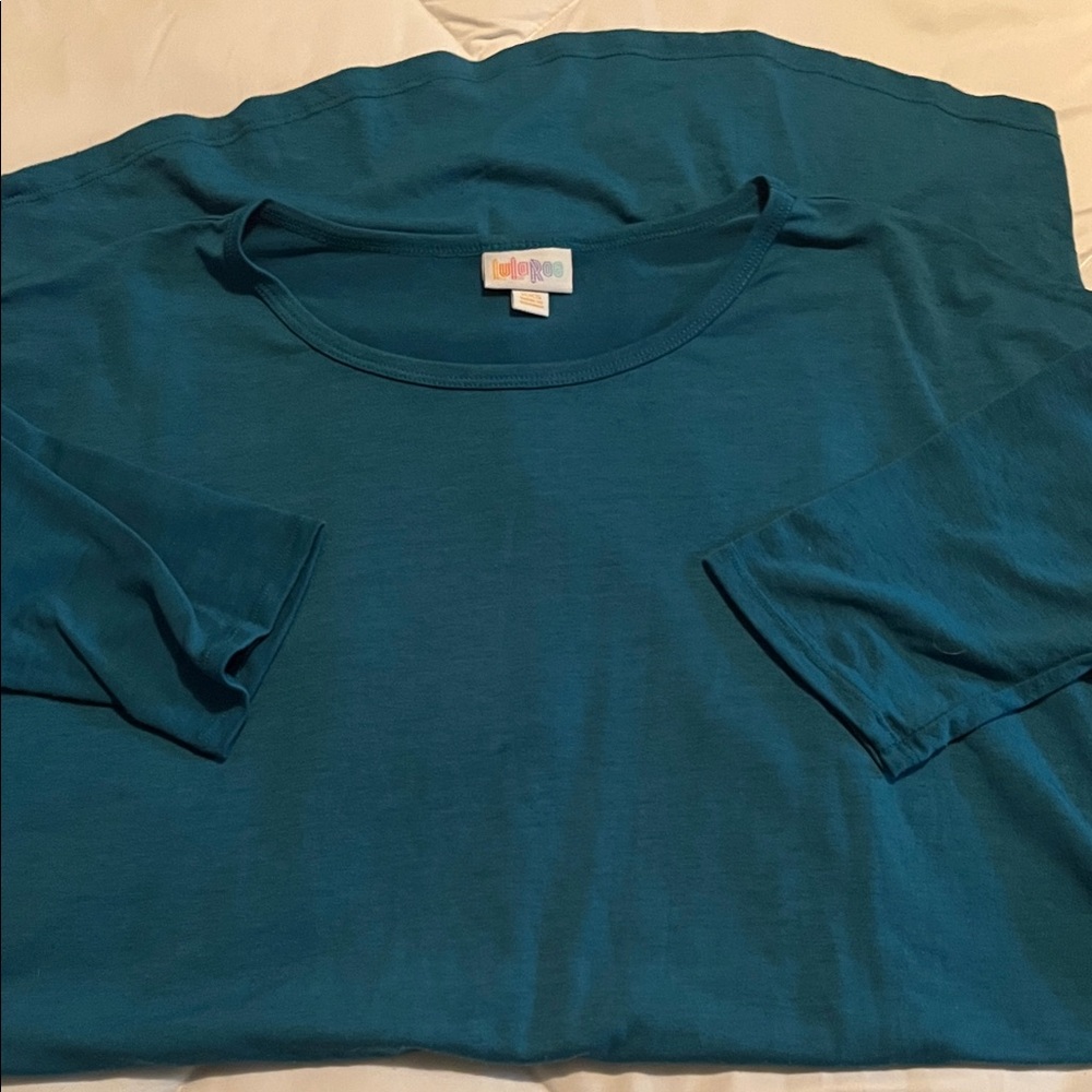 LuLaRoe Teal Top